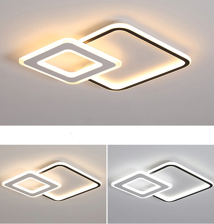 Rectangle Acrylic Kitchen Island Lighting LED Ceiling Light Fixture