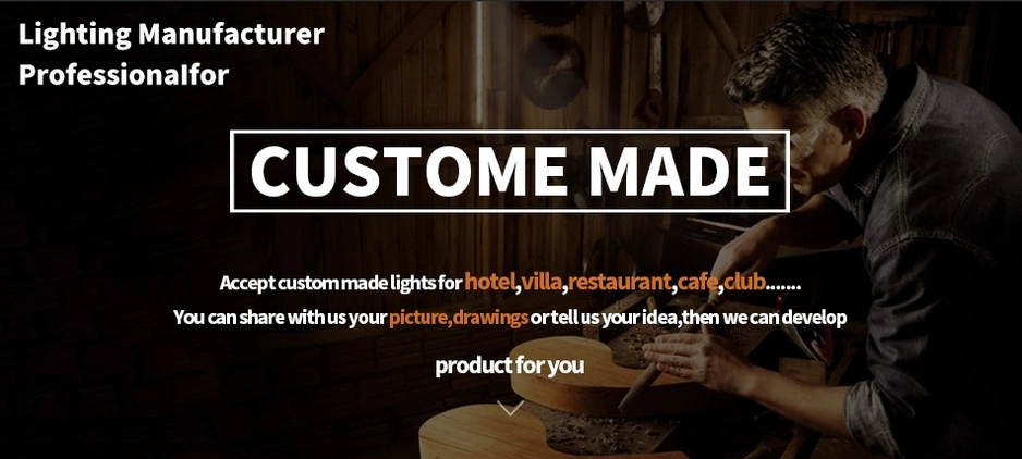 Custom Lighting Black LED Pendant Lights, Designer Large Chandelier for Restaurant