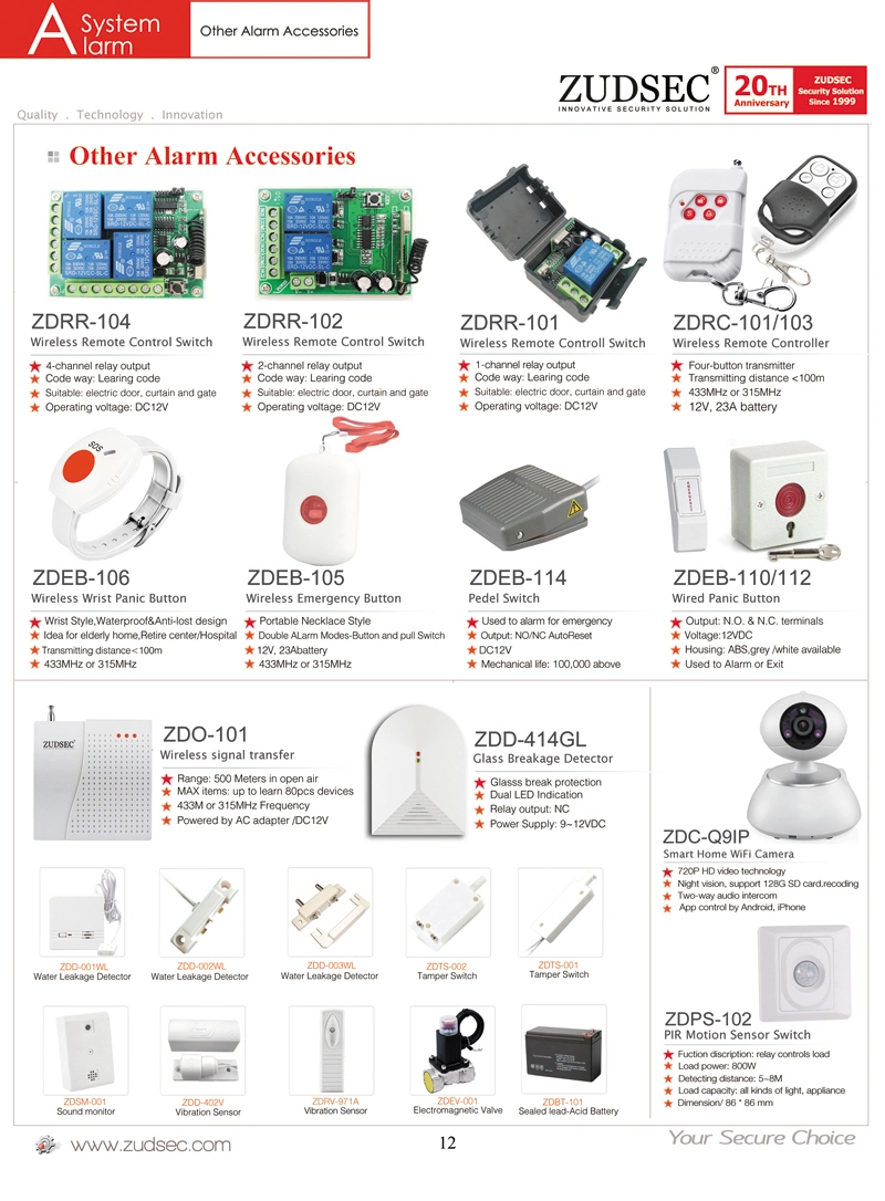 1 Channel 12V 315MHz 433MHz Wireless Learning Code Remote Control Switch