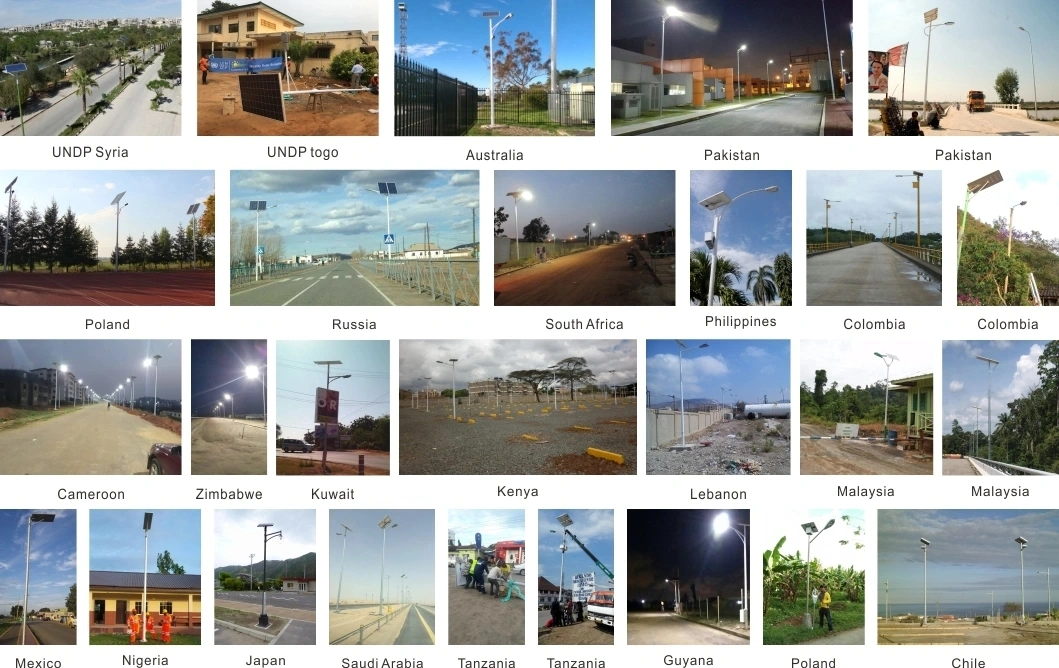 Solar Battery - 6000K Wall Security Road LED IEC 61215 CE Certificated Solar Street Light Lamp