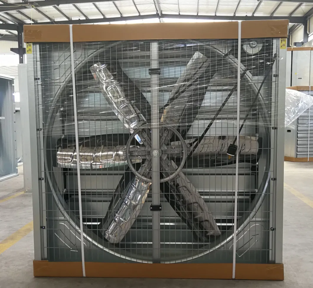 Wall Mounted Ventilation Exhaust Axial Rustless Cooling Fan Used in Industrial Poultry/ Agricultural / Commercial Greenhouse/ Hydroponics with Big Wind Volume