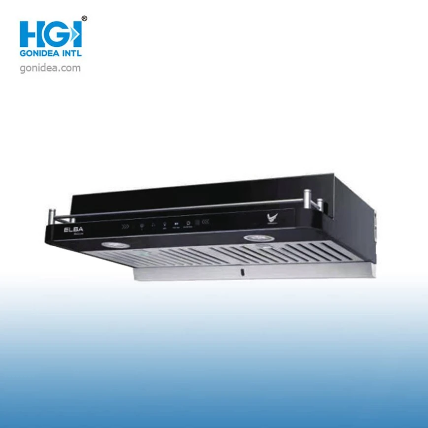 180W Large Suction Touch Kitchen Ventilator Under Cabinet Range Extractor Hood Th-9007