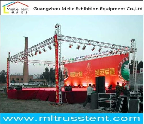 Stage Truss Display Equipment with Lighting and Speaker