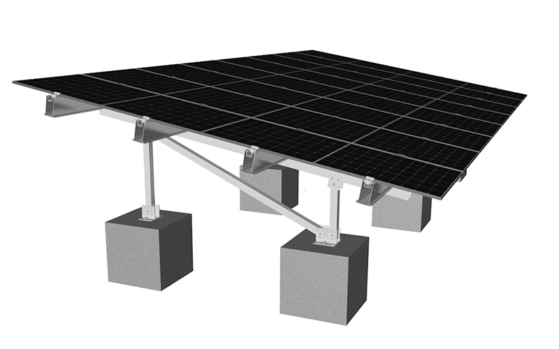 High Strength Ground Mounted Solar Panels Ground Mount Solar Power Kit