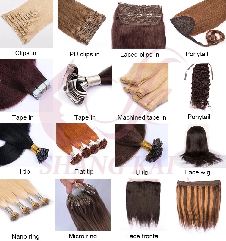 Virgin Full Cuticle Russian Hair U Tip Piano Color Human Hair Extension