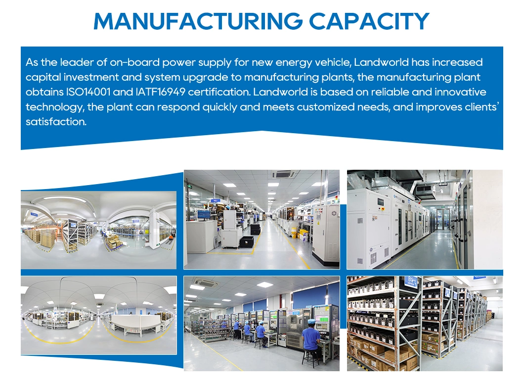 Landworld High Power 13kw on Board Charger Power Supply for Electric Passsenger Car