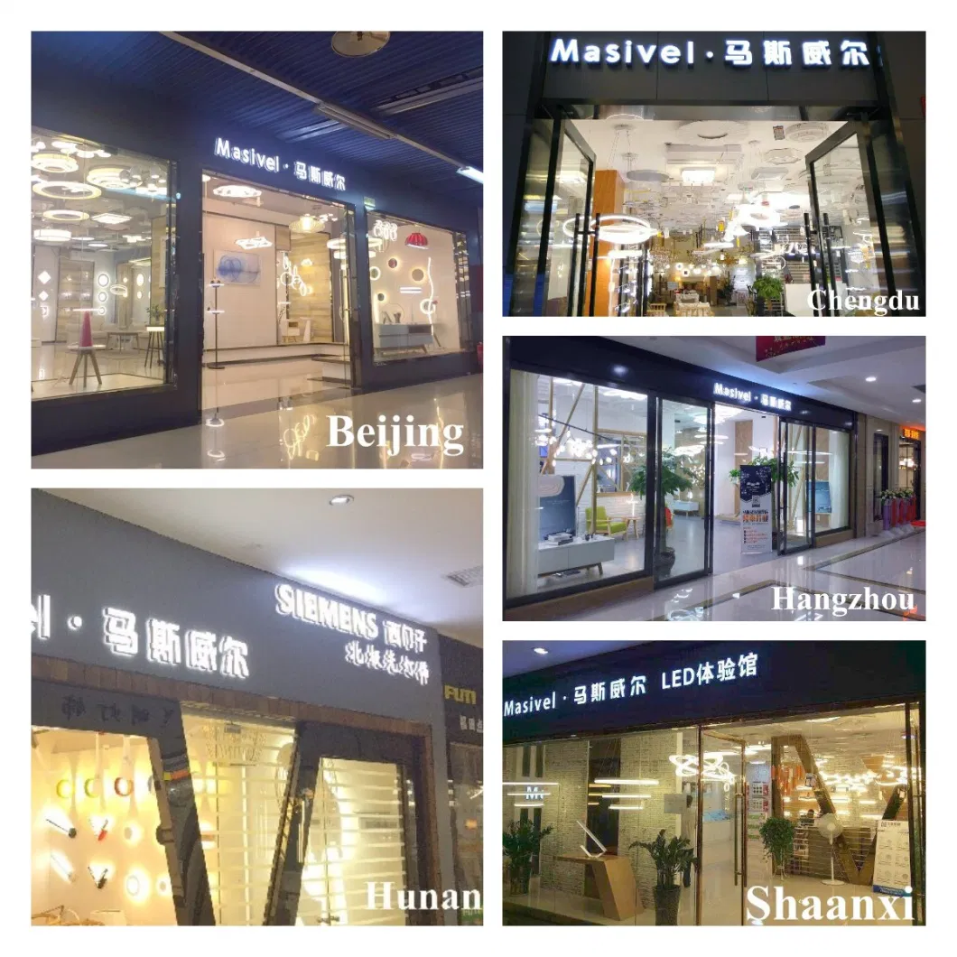 Masivel Factory 8-Heads 50W LED Ceiling Light Modern Indoor LED Light