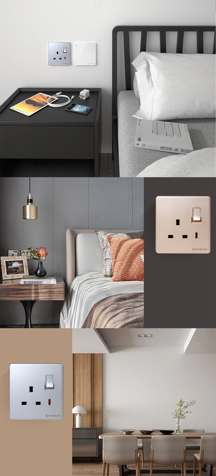 12 Years BS Standard Wall Light Electrical Switch Socket Manufacturer