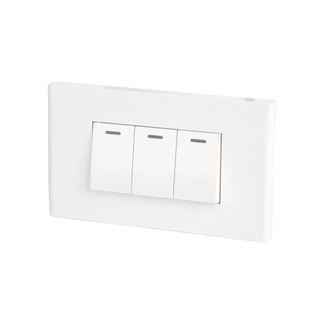 Home Automation Electrical Modern White Wall Power Switch for Lighting