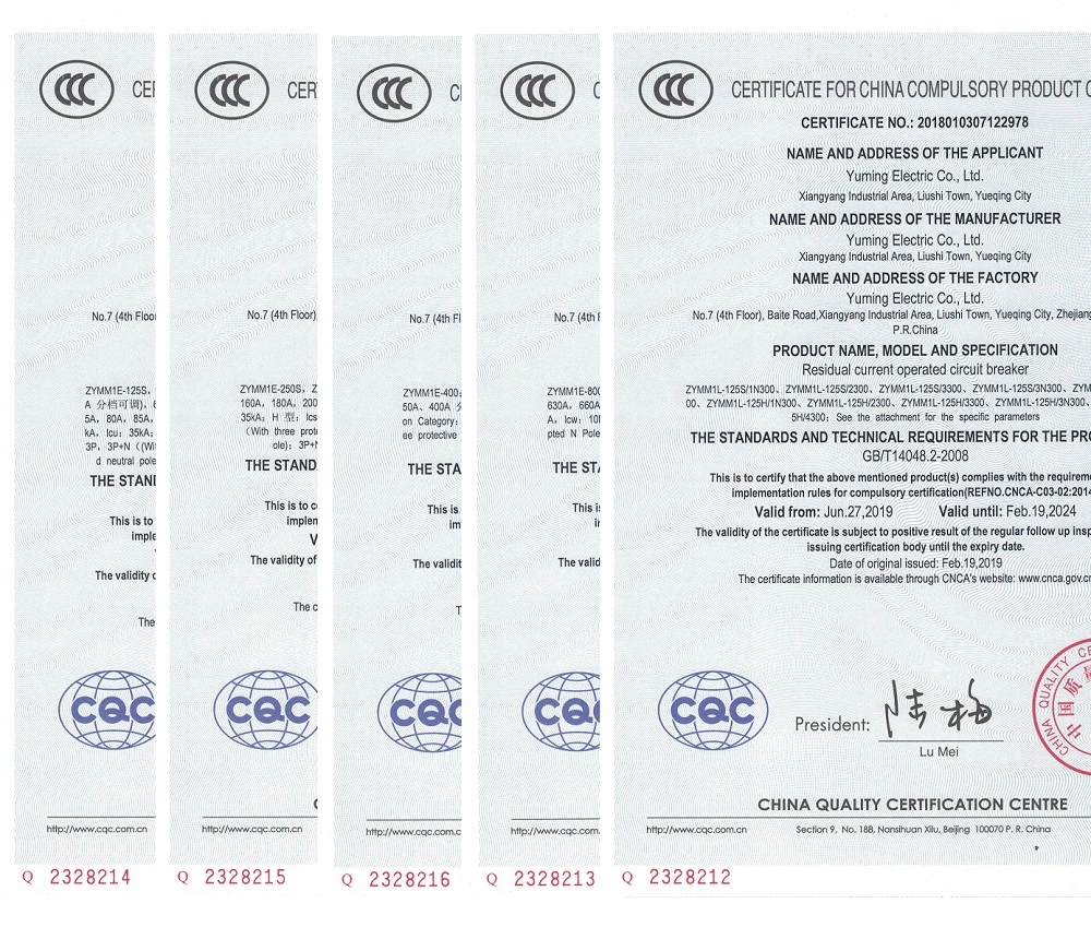 Four Phase 250A Full Silver Point Electronic MCCB Protection Against Overloads and Short Circuits