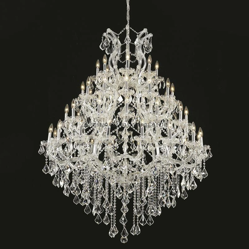 18 Arms Lustre De crystal Luxo for Hotel Home Wedding Event Party Decoration Maria Theresa Pendant Light Chandelier