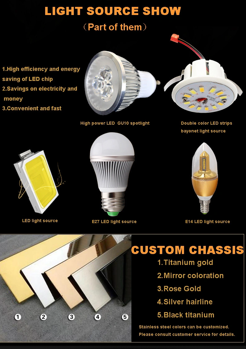 Modern Pendant Light Custom Large Project Hotel LED Crystal Chandelier Pendant Lamp