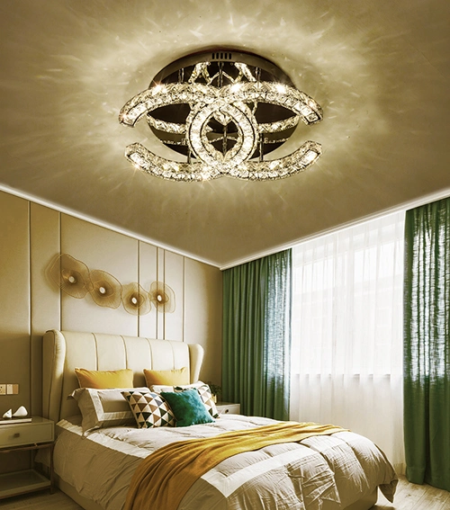 Crystal LED Ceiling Lamp Modern Dining Room Lighting Bedroom Ceiling Light