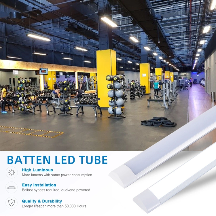 LED Factory Workshop Parking Lot Integrated Purification Ceiling Lamp Light Tube