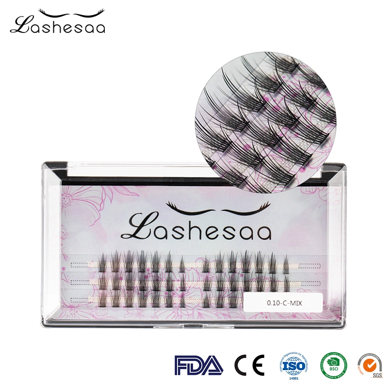 Mengfan China Makeup DIY Lash Extension Kit Wholesale Cluster Premade Fan Eyelash Extension