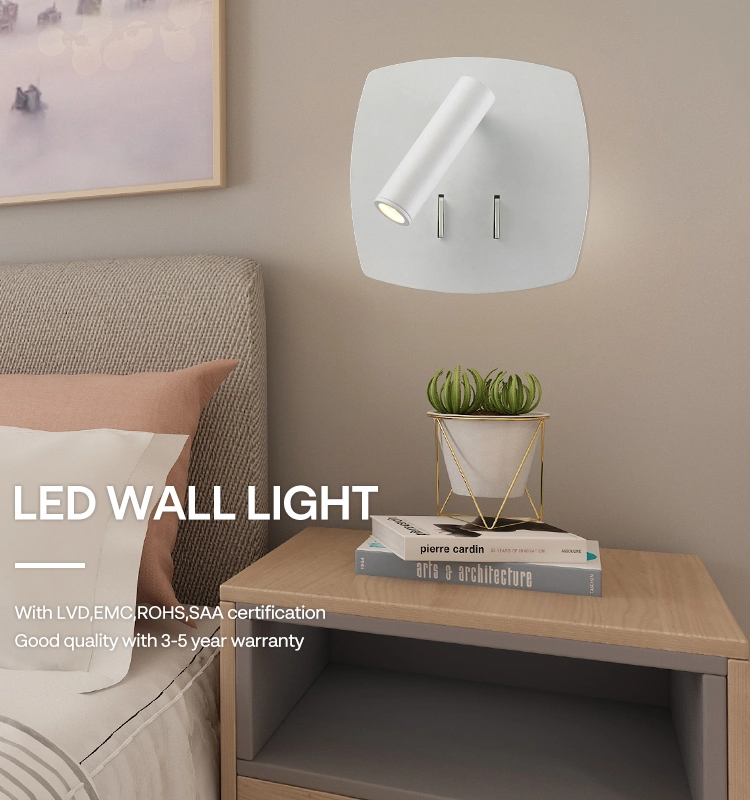 Modern Design Hotel Villa Indoor Adjustable Study LED Reading Lights Wall Interior Lighting Decorative Wall Lamp
