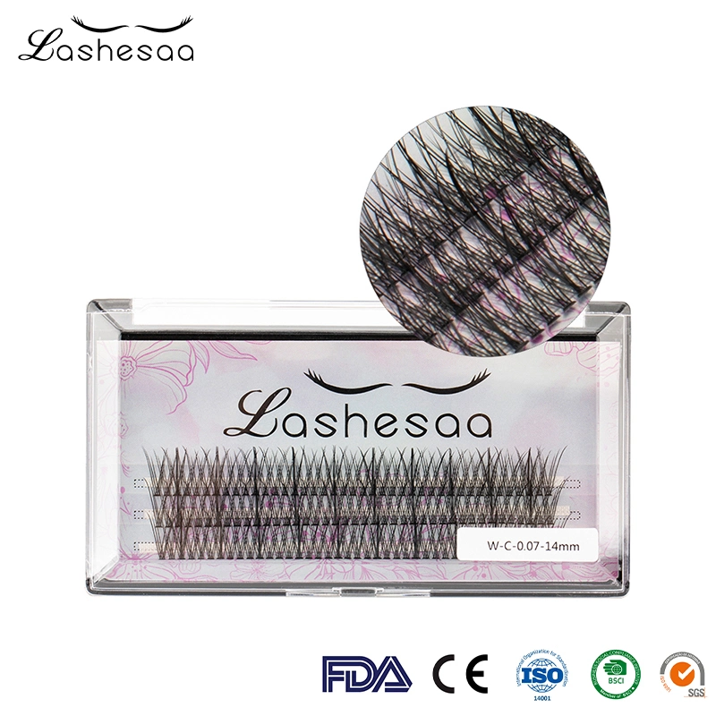 Mengfan China Makeup DIY Lash Extension Kit Wholesale Cluster Premade Fan Eyelash Extension