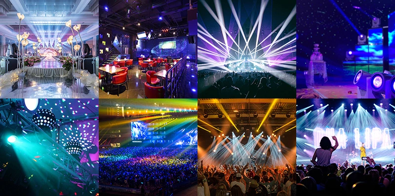 Stage Retro Effect Light 72PCS LED Dynamic Strobe Bounce Dye KTV Bar Stage Lighting Equipment