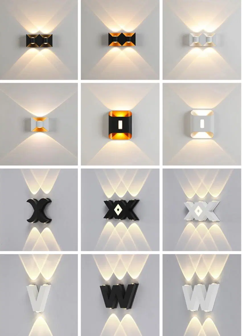 Modern LED Wall Light up Down Wall Bracket Light Fixture Indoor Outdoor Home Bedroom Hotel Lighting Decoration Wall Lamps 2W 4W 6W 8W