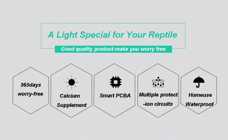 Compact Fluorescent Lamp 26W Reptile Daylight UVB Lamp 5.0 10.0 15.0 Spiral Bulb for Tortoise Reptile Global Sale