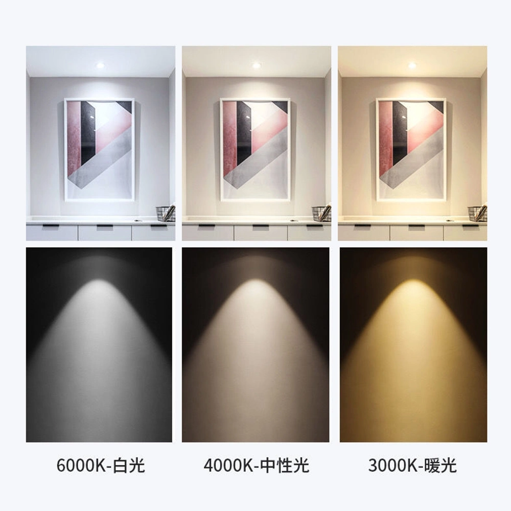 10W 20W 30W Aluminum Surface Mounted Dimmable Study Foyer Bed Room Dining Room Kitchen Bathroom COB LED Ceiling Downlight Track Lighting