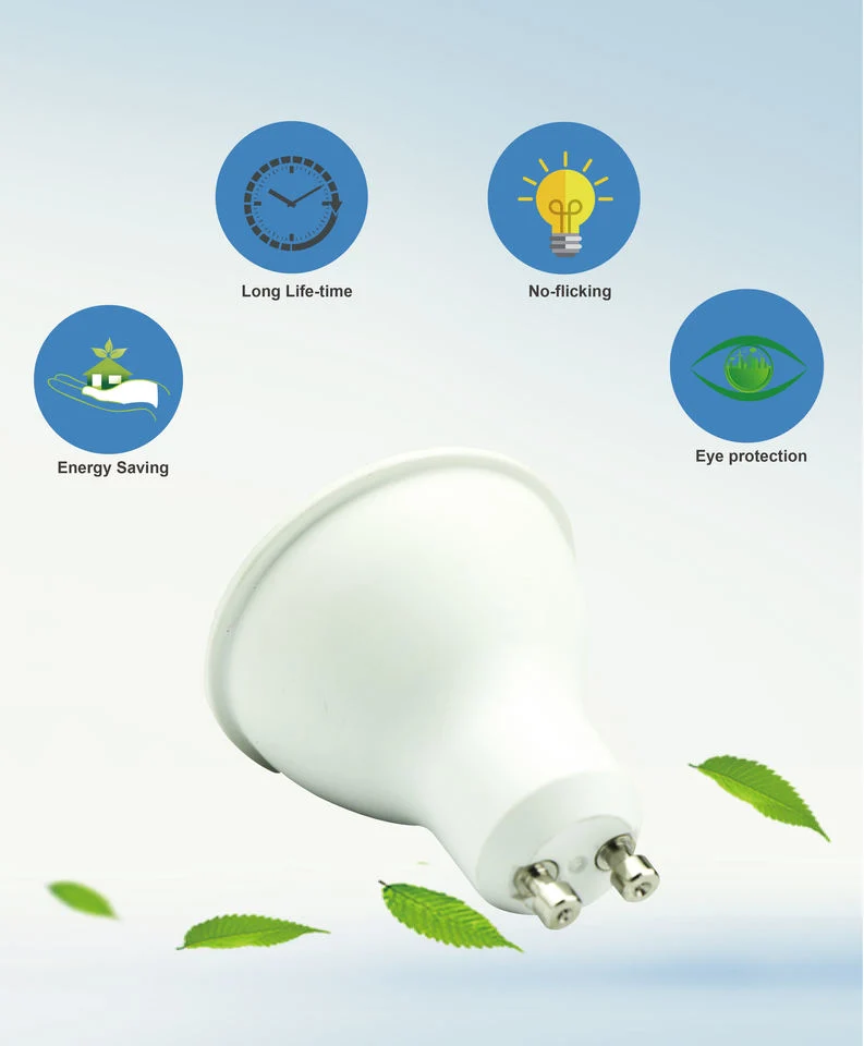 Simva LED GU10 Bulb 6500K Daylight, Dimmable, Energy Star LED Spotlight with CE Certificate for Indoor Use