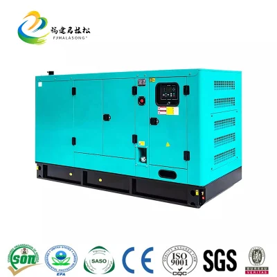 20kw 25kVA Diesel Generator Silent Soundproof Type 1/3 Single/Three Phase with Stamford Alternator Customized