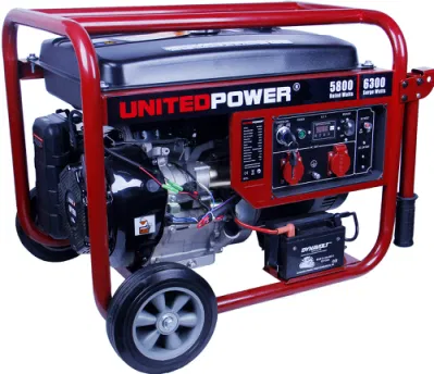 14HP Engine 7kVA Home Use Petrol Generator with Handle &amp; Wheels