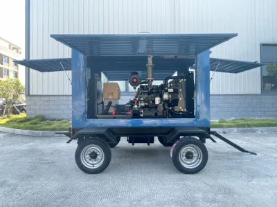 Trailer Mobile Cummins Diesel Generator 25/30/50 kVA Closed Type Silent Diesel Generator 20 Kw in Stock for Sale