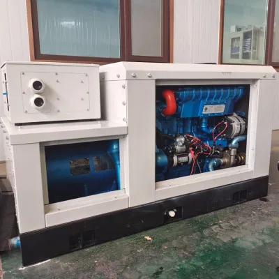 Super Silent Closed Type Famous Brand Cheap Price Three Phase Electrical Equipment Marine Land Diesel Genset Generator Supplies with Weichai Engine