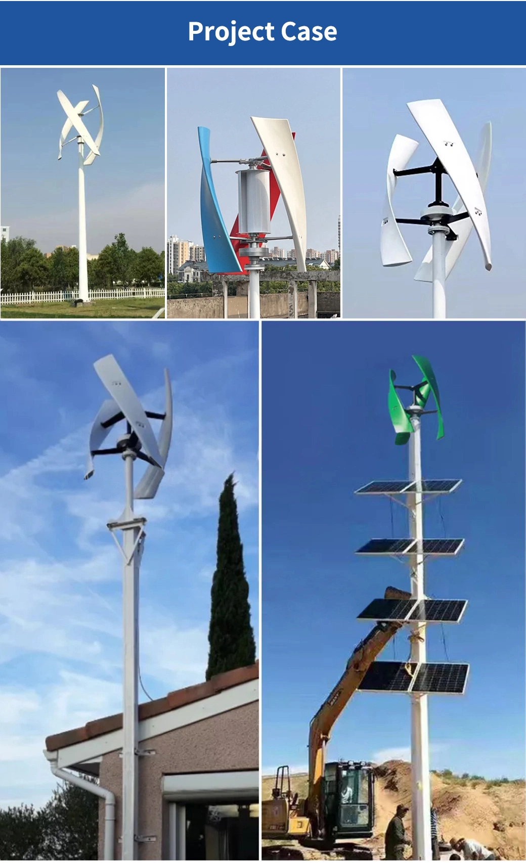 Renewable Alternative Energy Low Speed 20kw 10kw 5kw Wind Power Turbine Vertical Axis Wind Generator/Wind Turbine with RoHS Certificate