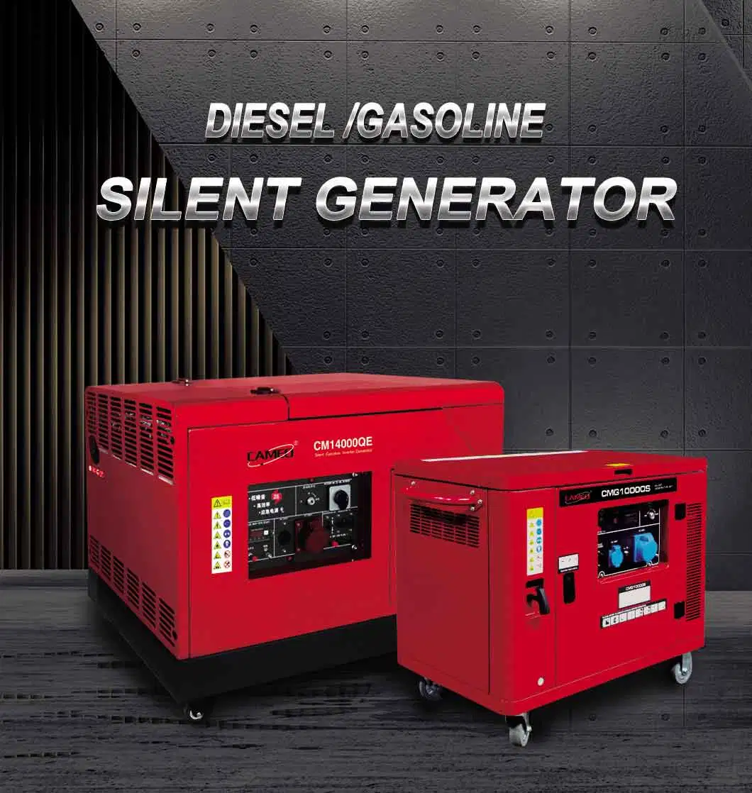 20%off Portable Inverter Silent Gasoline Generator Set 10kw 10kVA 10 Kw 10 kVA 10000W 10000 Watt Small Petrol Electric Power Generator