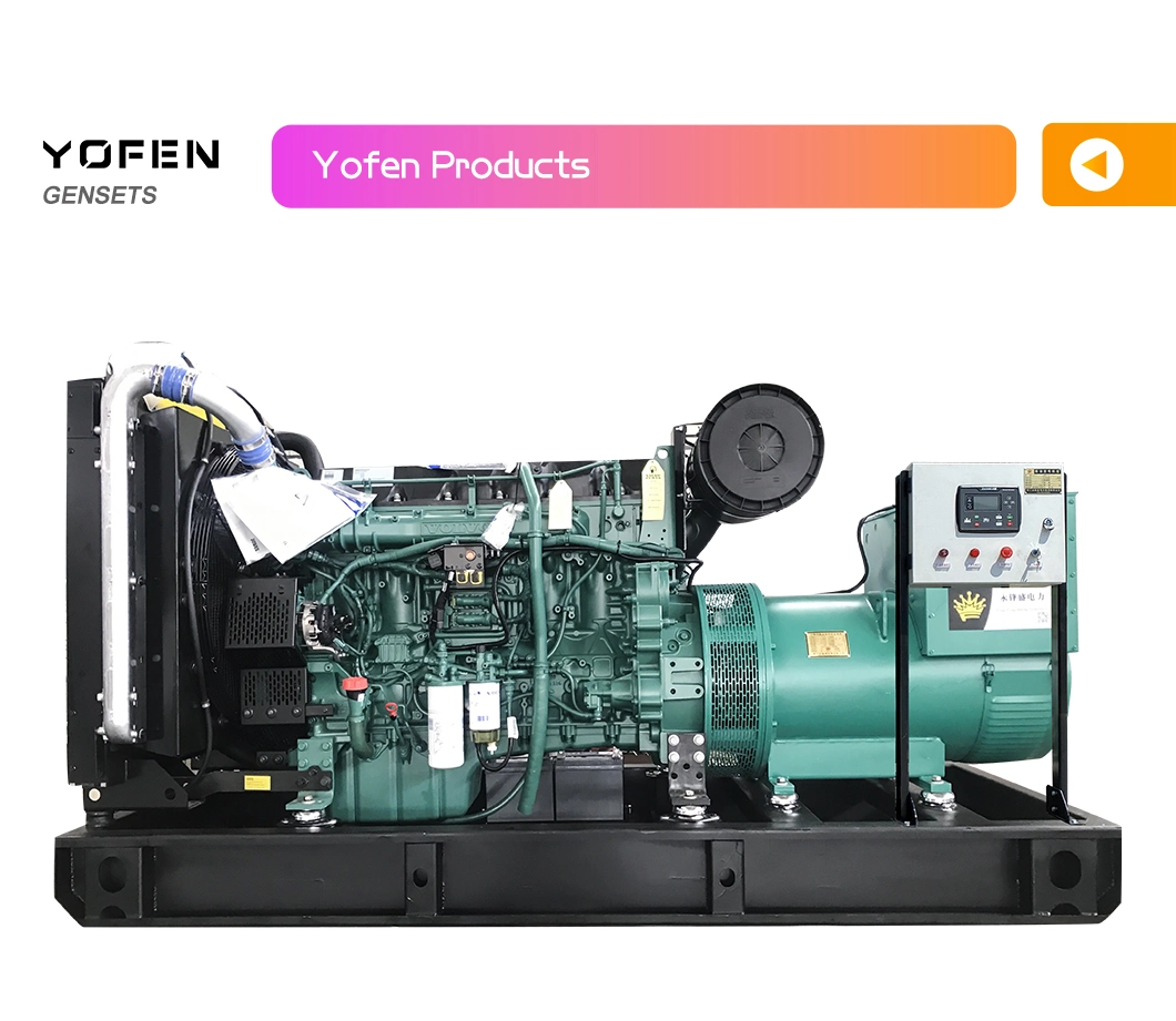 High Quality Silent Genset 25/30/50/100/125/150/200/225/250/300kva kw Prime China Engine Volvo Diesel Generator