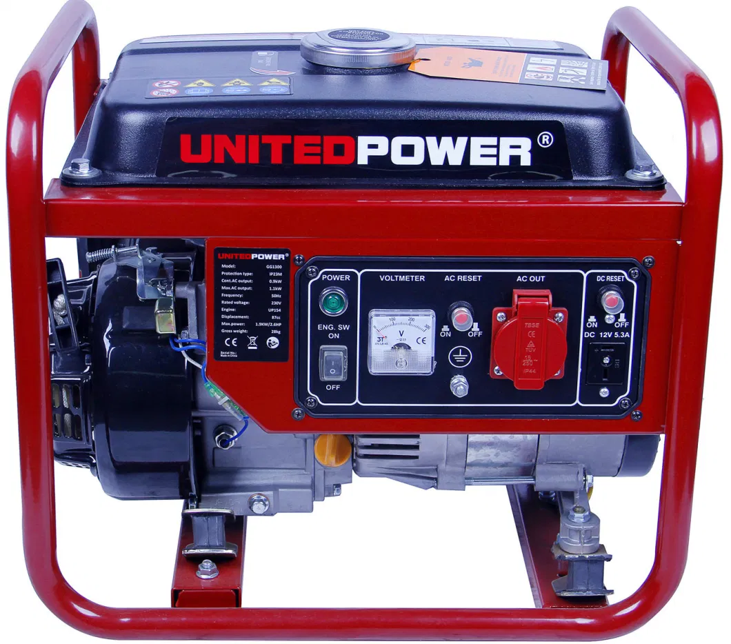 Unitedpower Power Portable Petrol Portable Gasoline Gas Small Generator for Sale