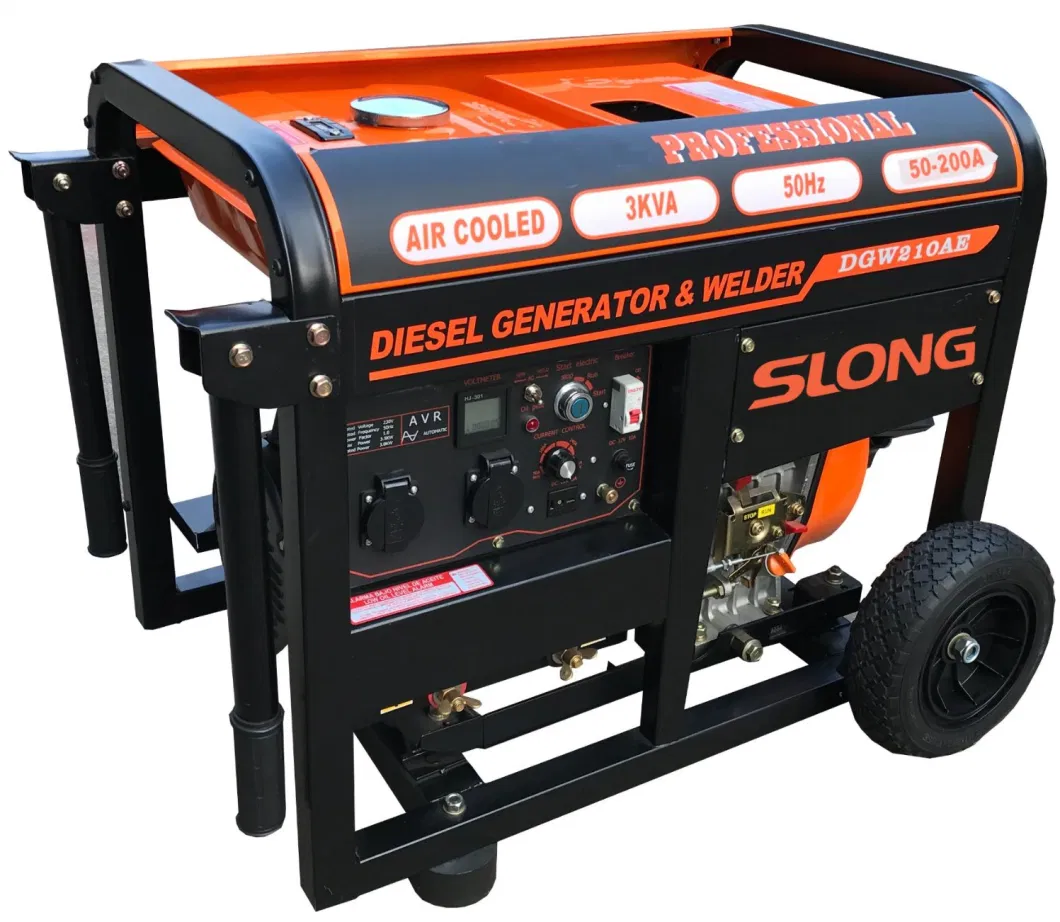 Slong Portable Diesel Welding Machine 3kw Diesel Welding Generator