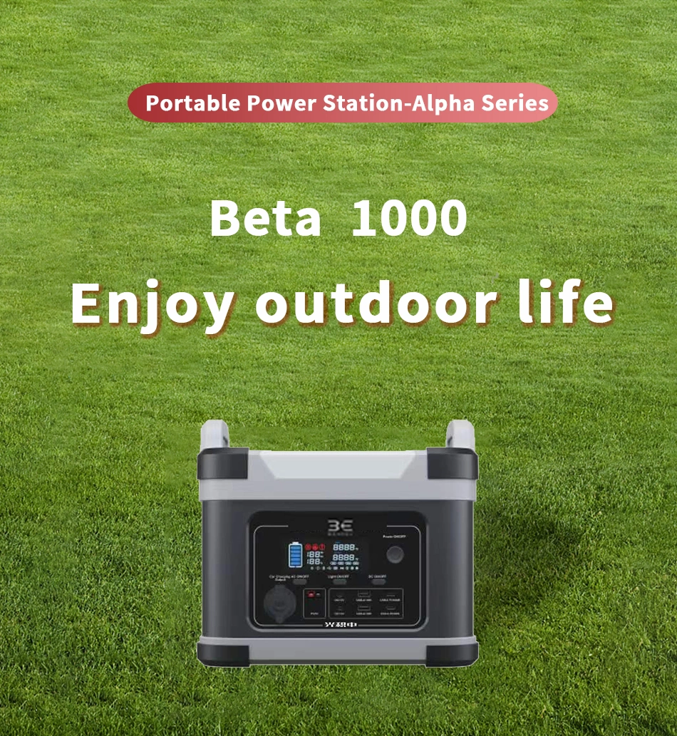 Mobile Wireless Charging LiFePo4 Battery And Inverter Powered System Off Grid Portable Solar Generator 300w/500w/1000w/1500w/2000w For Camping/House/Emergency