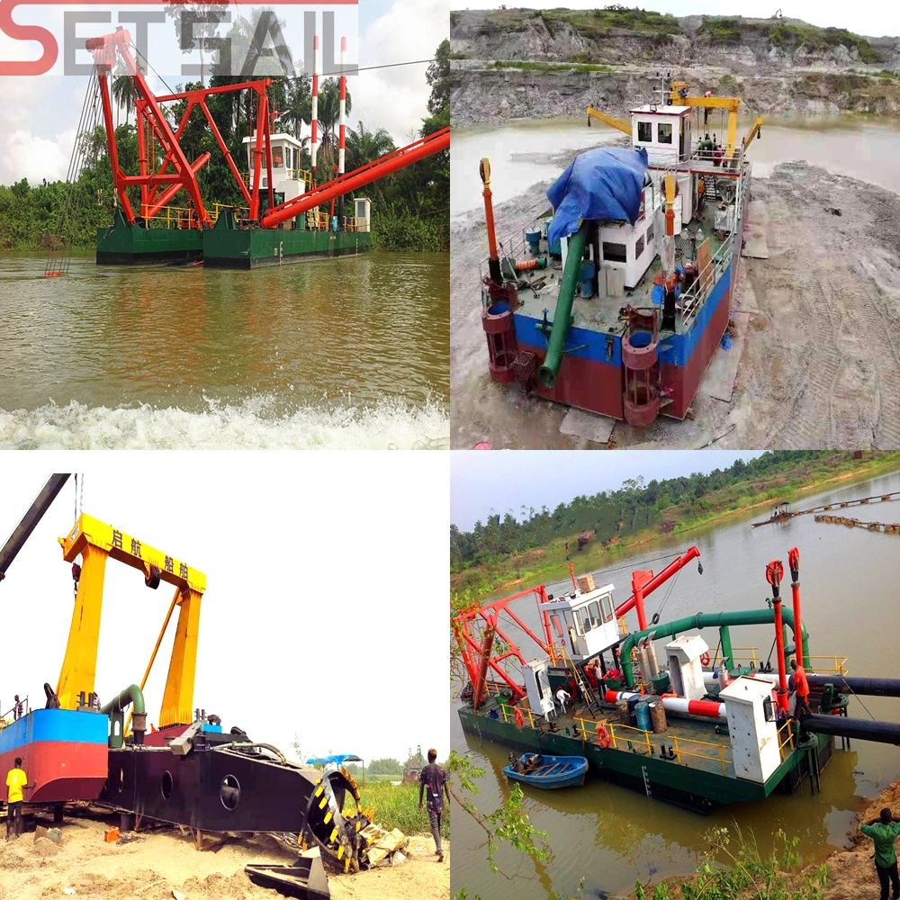 Hydraulic River Sand 26 Inch Dredger with Submersible Dredge Pump