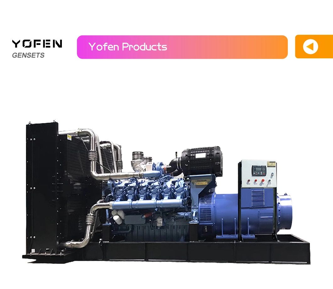 25/3037.5 Kw kVA AC 3 Phase Auto Starting Open Diesel Generator Set Electric Power Weichai Engine by Yofen