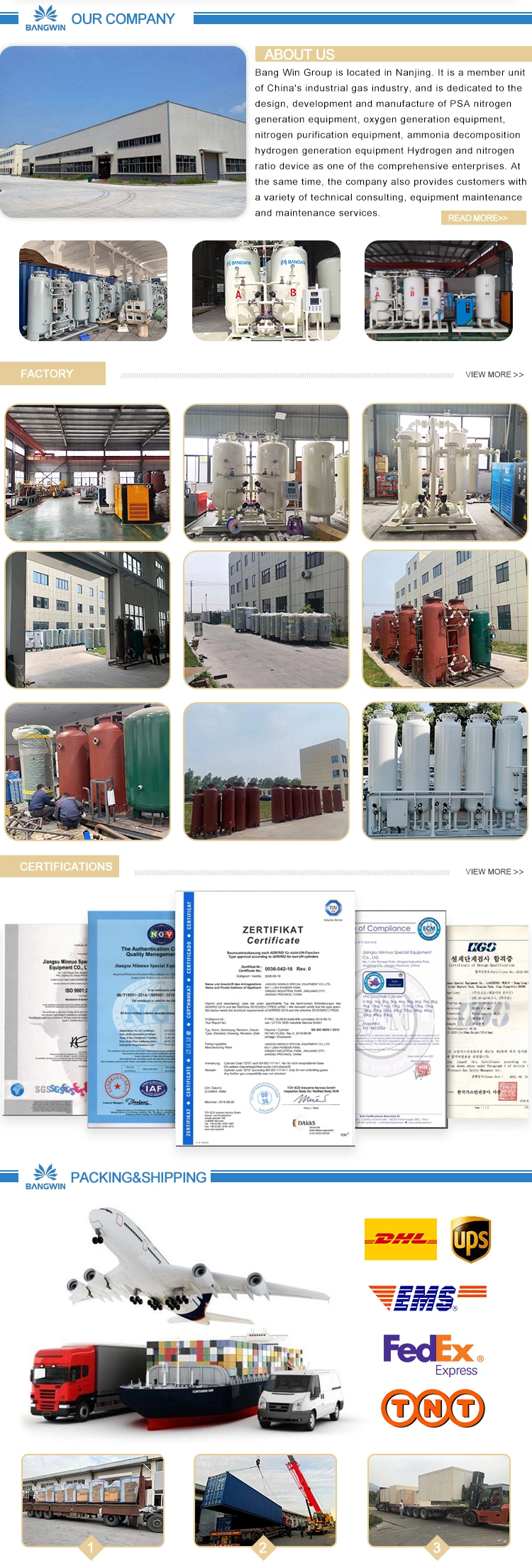 Good Quality 93%+-3% 60m3/H Industrial Medical on-Site Skid Mounted PLC Control Oxygen Generator Plant Oxygen Making Machine O2 Equipment