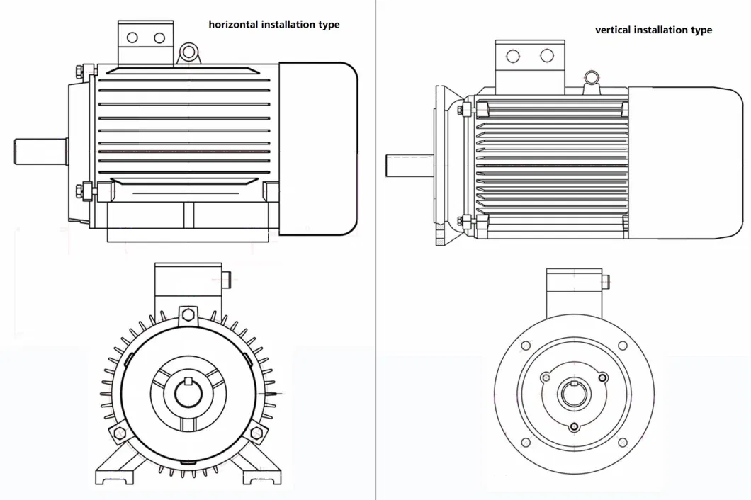 25kw 1500rpm 1800rpm Synchronous 3 Phase AC Permanent Magnet Generator with Gearbox