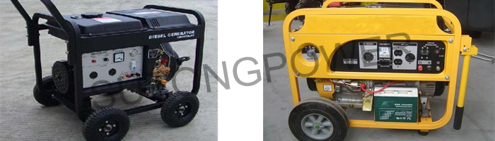 6kw New Design Portable Silent Diesel Engine Power Generator 3HP Electric Generator in Stock for Sale