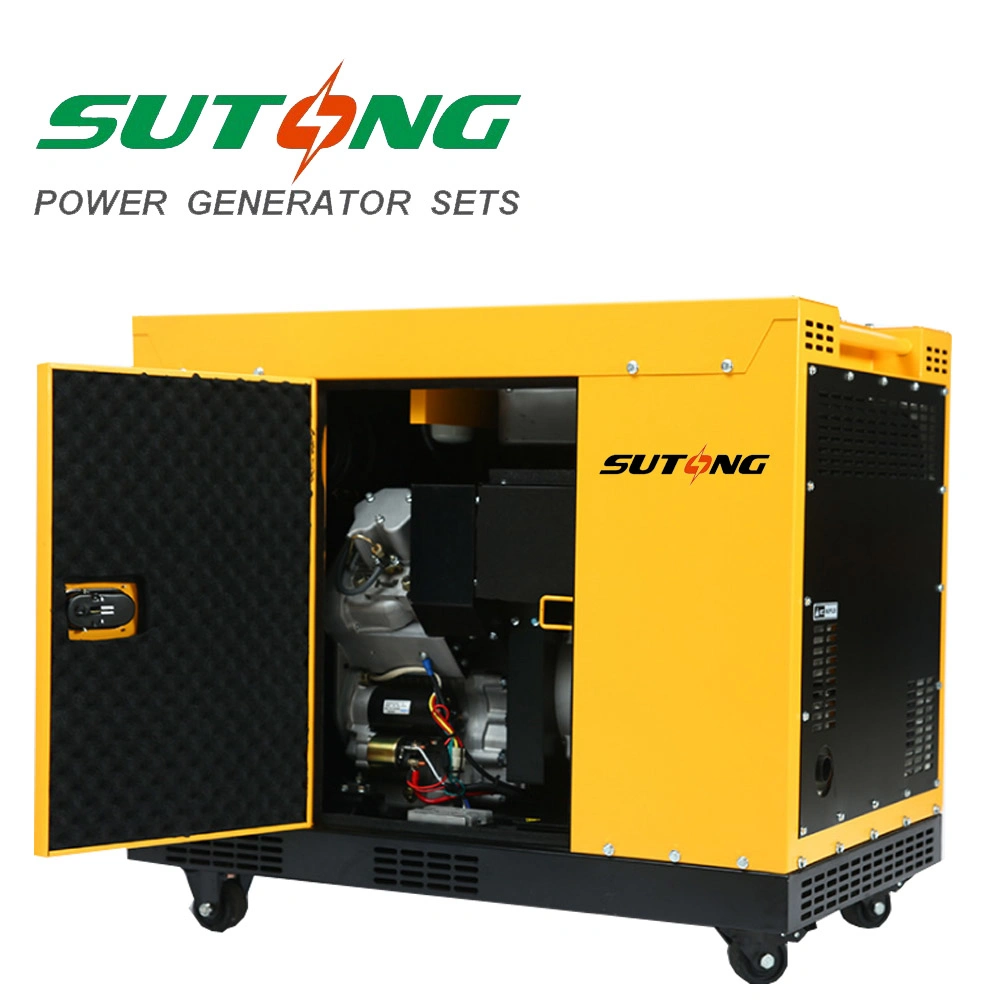 Soundproof 5000 Watt 5kw Air Cooled Rainproof Diesel Engine Portable Diesel Generator