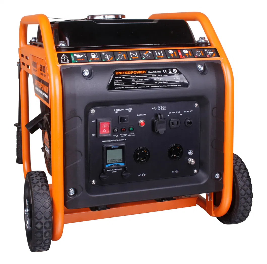 3.5kw/3.2kw Soundproof Gasoline Inverter Generator with Certificates EPA/EU-V/Carb/EMC/Noise/CE/GS