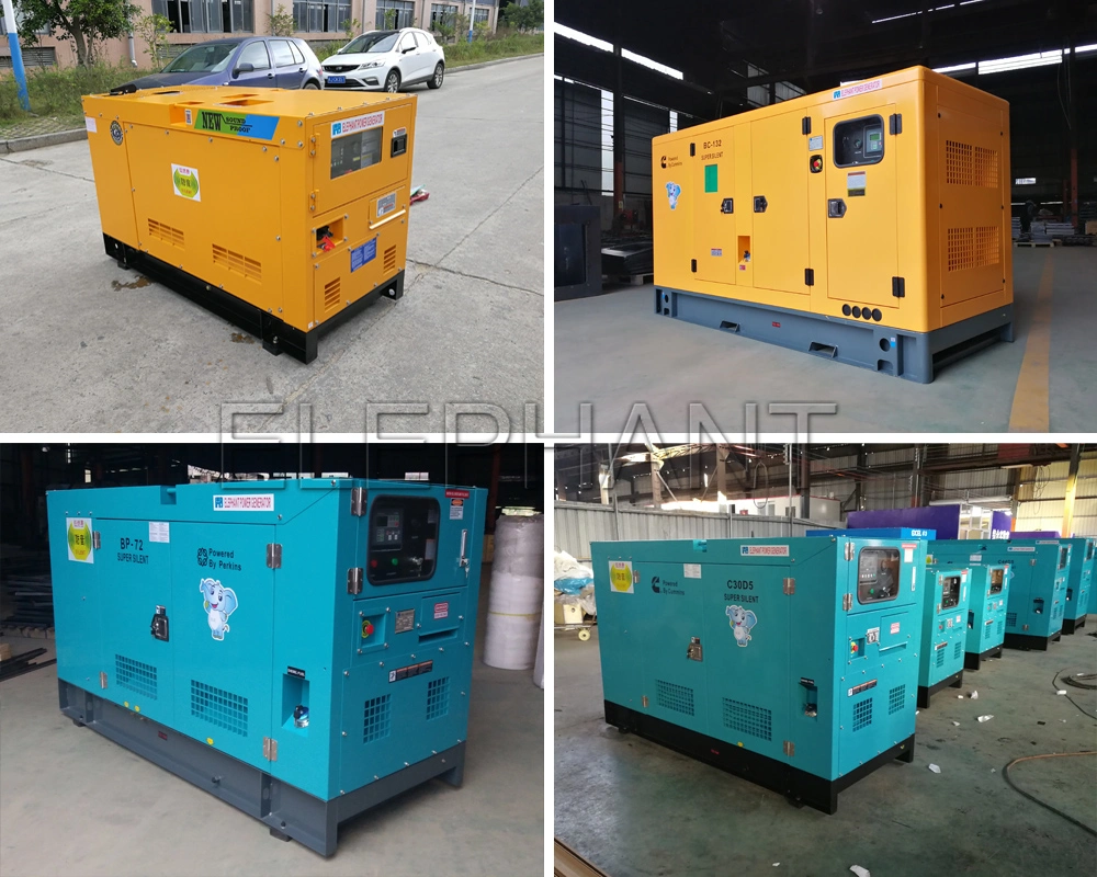 Hot Water-Cooled 440kw 550kVA Power Engine Sdec Generator with AVR