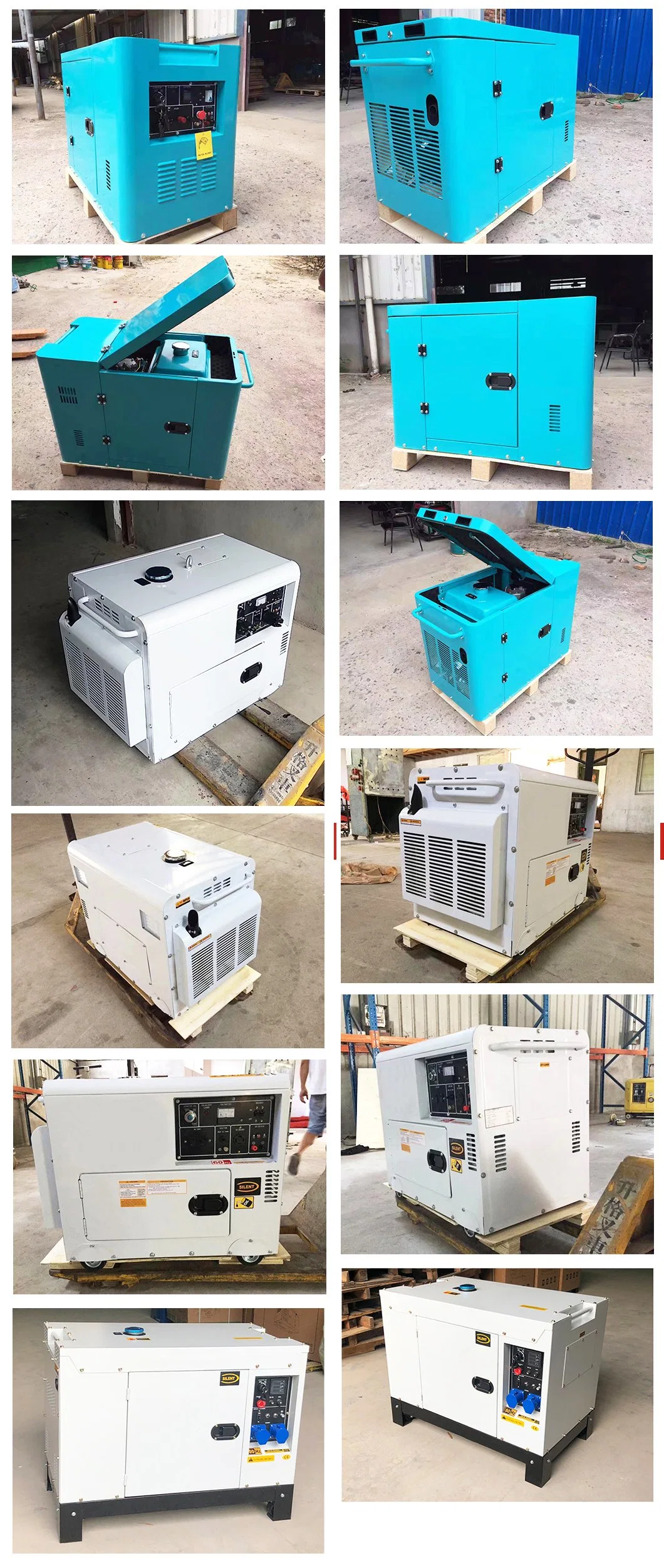 Hot Sale! Diesel Generator Portable 5kVA 5kw 5.5 Kw 5.5kw Engine F188 Portable Small Size Diesel Wind Natural Gas Tower Lights Inverter Genset Price