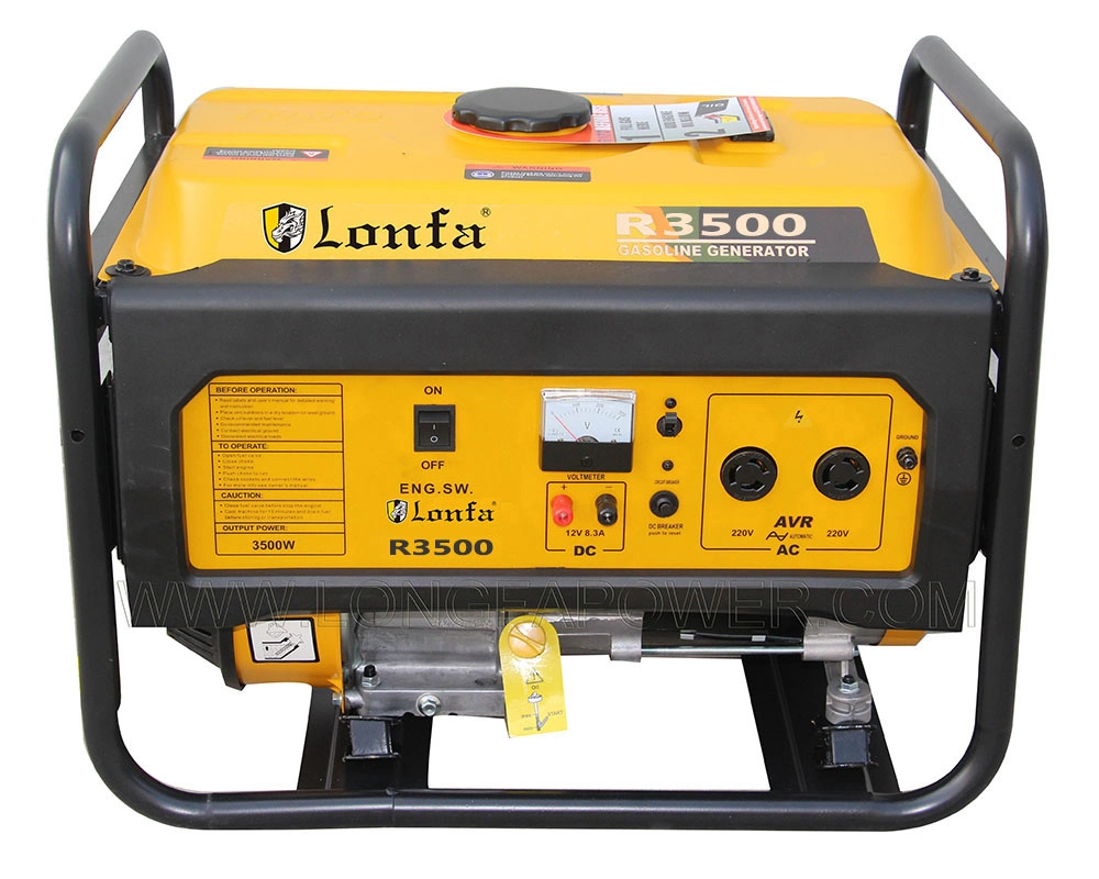 Rotatype 2 2.2 3 3.5 kVA Kw 2000 2200 3000 3500 W 6.5 7.0 HP 196 212 Cc Gasoline Generator R3500 R5500 R3500d R5500d R5500dwhb