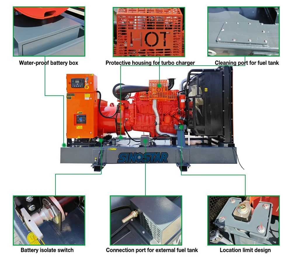 16kw 20kw 30kw 40kw 60kw 80kw 90kw 100kw Silent / Soundproof Yuchai Series Diesel Electric Power Generator