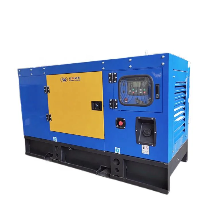 80 kVA 3 Phase Silent Type Soundproof Power Electric Diesel Generator by Yunnei