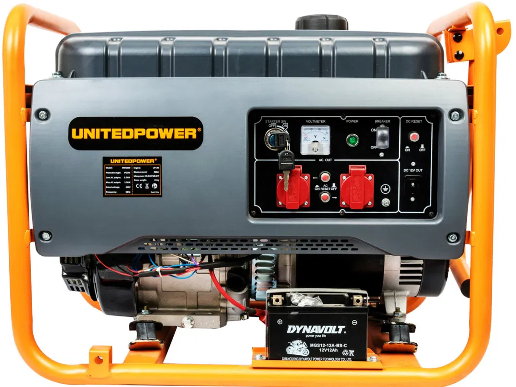 Home Electric Motor Power and Portable Petrol Gas Gasoline Generator with Cheap Price