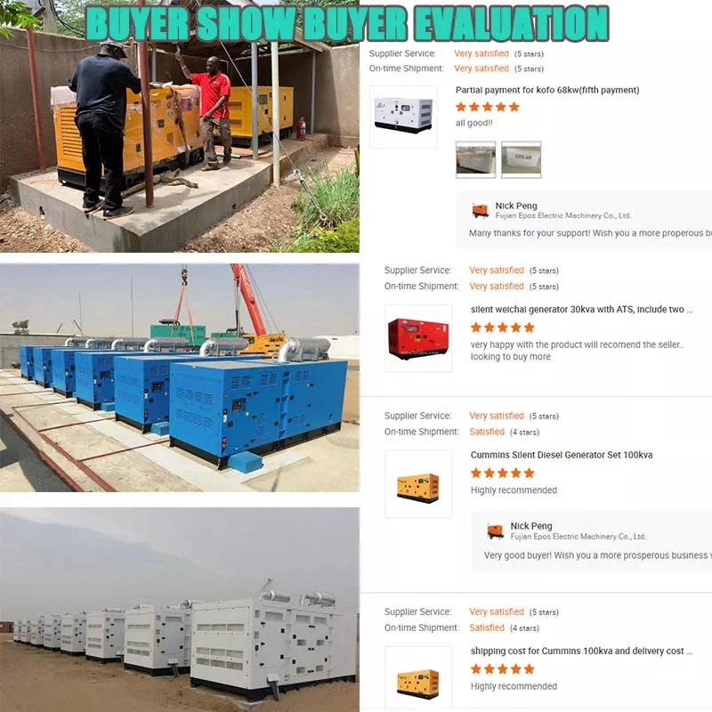 China 150kw 188kVA Diesel Generator Soundproof Type Ce Approved